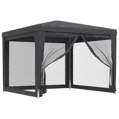 Party Tent with 4 Mesh Sidewalls HDPE with 4 sidewalls Width 3 m 3 m