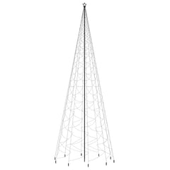 vidaXL Christmas Tree with Spike Blue 3000 LEDs 800 cm 3