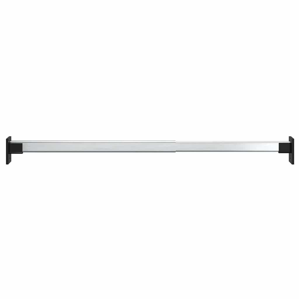 vidaXL Telescopic Wardrobe Rails 4 pcs Silver 58-100 cm 3