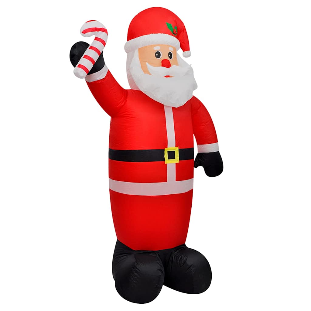 vidaXL Christmas Inflatable Santa Claus with LEDs 120 cm 1