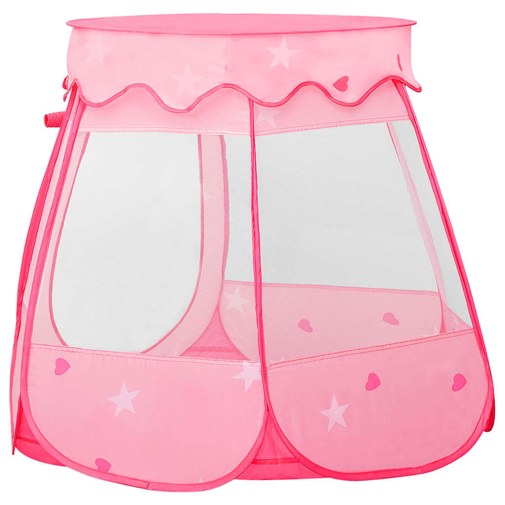 Children Play Tent with 250 Balls Pink 102x102x82 cm Multicolour 2