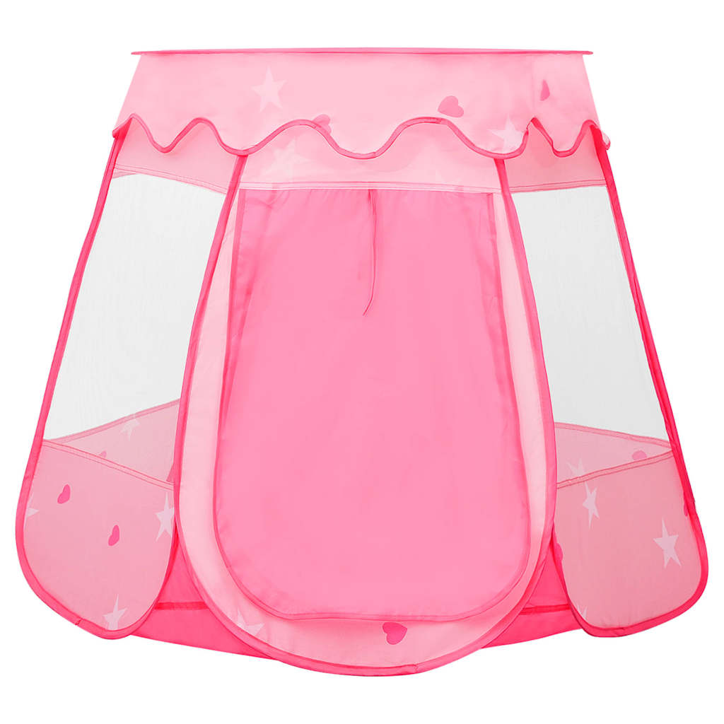 Children Play Tent with 250 Balls Pink 102x102x82 cm Multicolour 2