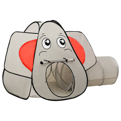 vidaXL Elephant Children Play Tent with 250 Balls Grey 174x86x101 cm 3