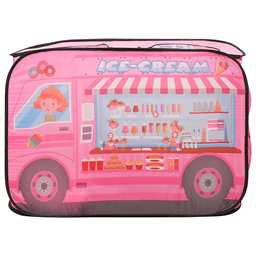 vidaXL Children Play Tent with 250 Balls Pink 70x112x70 cm 5
