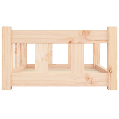 vidaXL Dog Bed 65,5x50,5x28 cm Solid Wood Pine 4