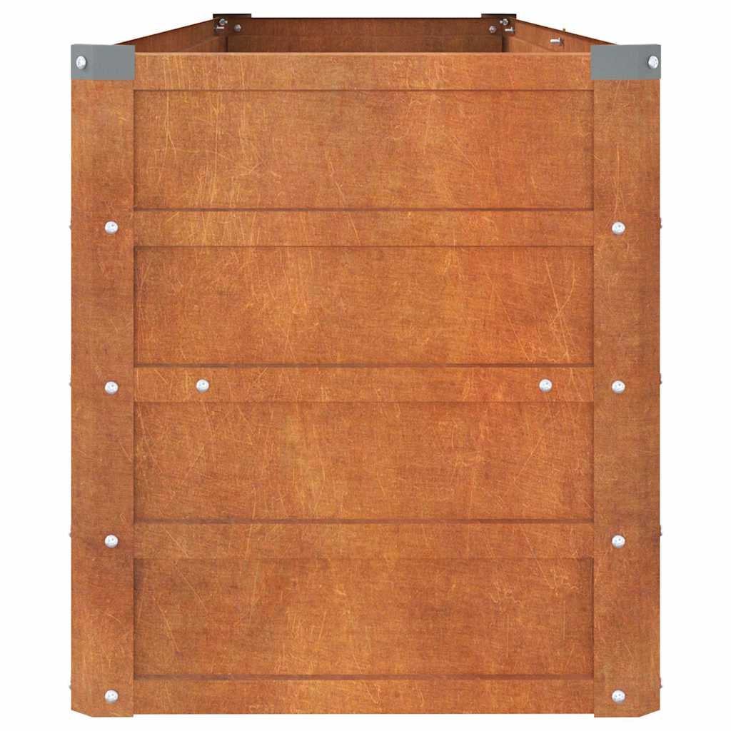 vidaXL Garden Raised Bed Rusty 160x40x45 cm Corten Steel 5