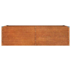vidaXL Garden Raised Bed Rusty 160x80x45 cm Corten Steel 4