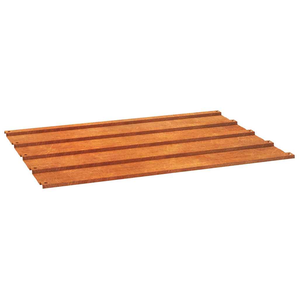 vidaXL Roof Panels 12 pcs Rusty 60x44 cm Corten Steel 3