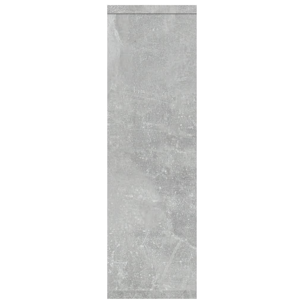vidaXL Wall Shelf Concrete Grey 85x16x52.5 cm Engineered Wood 6