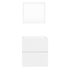 vidaXL Bathroom Cabinet with Mirror White Engineered Wood 6
