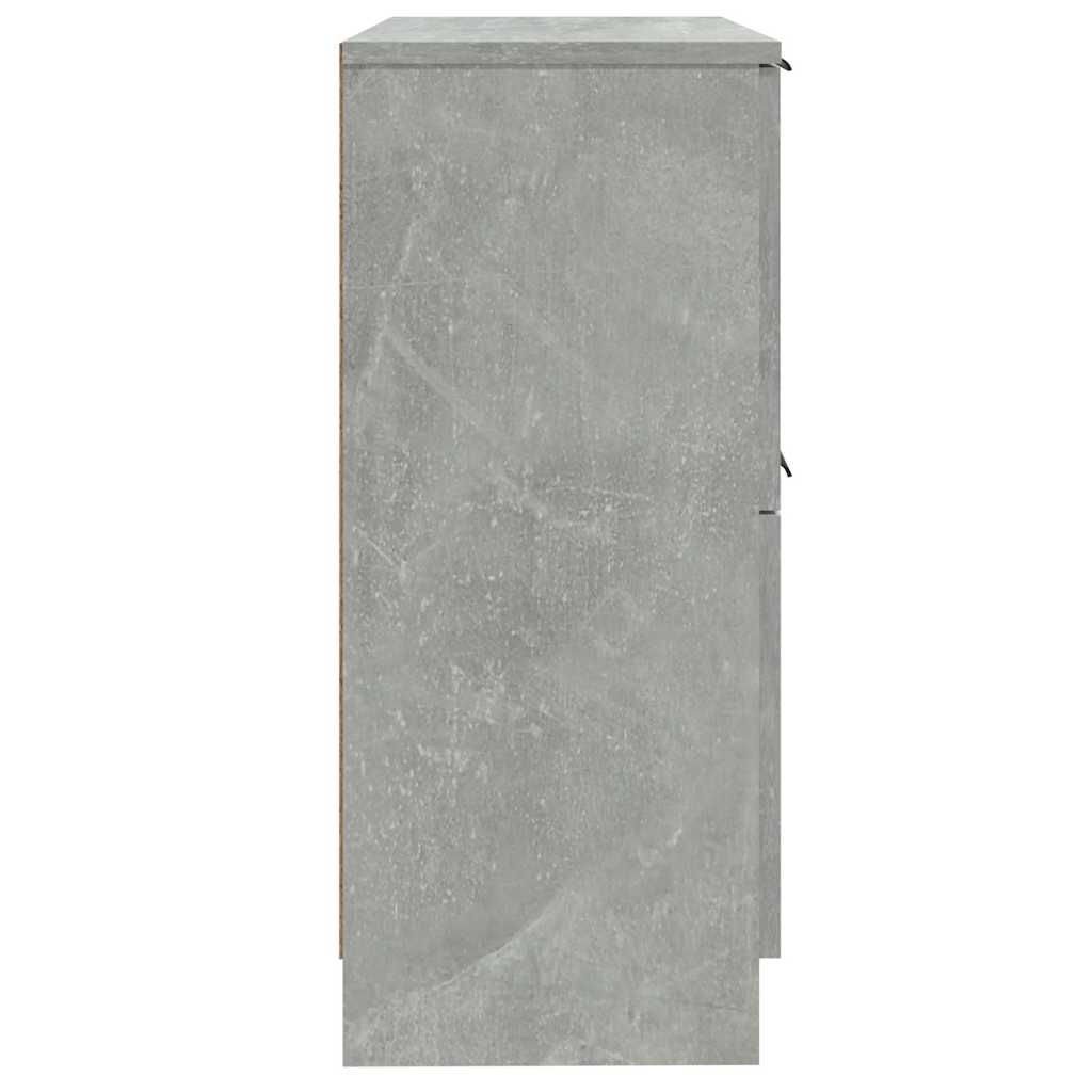 vidaXL Sideboard Concrete Grey 30x30x70 cm Engineered Wood 6