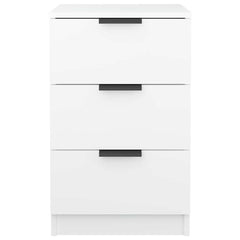 vidaXL Bedside Cabinet White 40x36x65 cm 4
