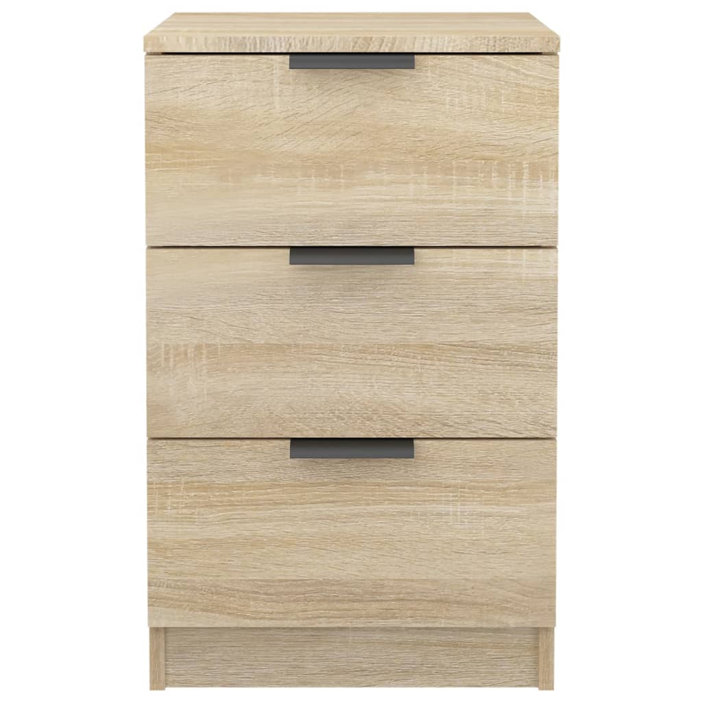 vidaXL Bedside Cabinets 2 pcs Sonoma Oak 40x36x65 cm 5