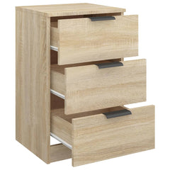 vidaXL Bedside Cabinets 2 pcs Sonoma Oak 40x36x65 cm 6