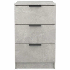 vidaXL Bedside Cabinet Concrete Grey 40x36x65 cm 4