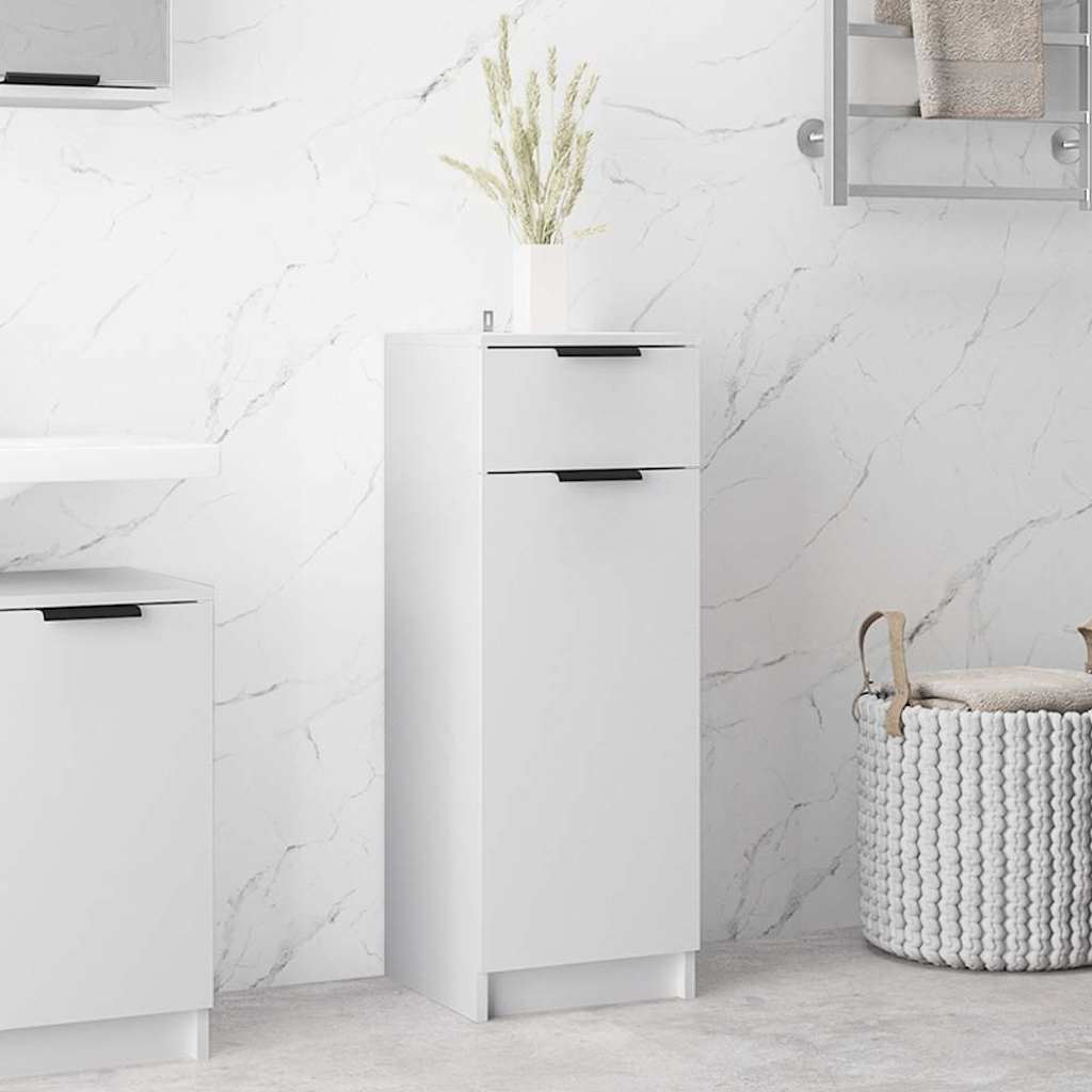 vidaXL Bathroom Cabinet | White | Engineered wood | 32 x 34 x 90 cm 1