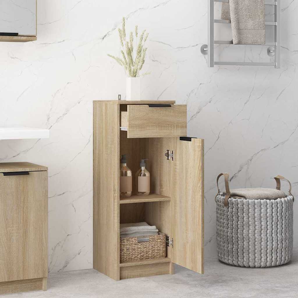 vidaXL Bathroom Cabinet | Sonoma oak | Engineered wood | Medium 3