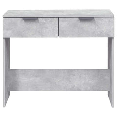vidaXL Console Table | Concrete grey | Engineered wood | Medium | Console Table 6