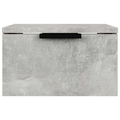 vidaXL Wall-mounted Bedside Cabinets 2 pcs Concrete Grey 34x30x20 cm 6