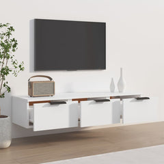 vidaXL Wall Cabinet White 102x30x20 cm Engineered Wood 3
