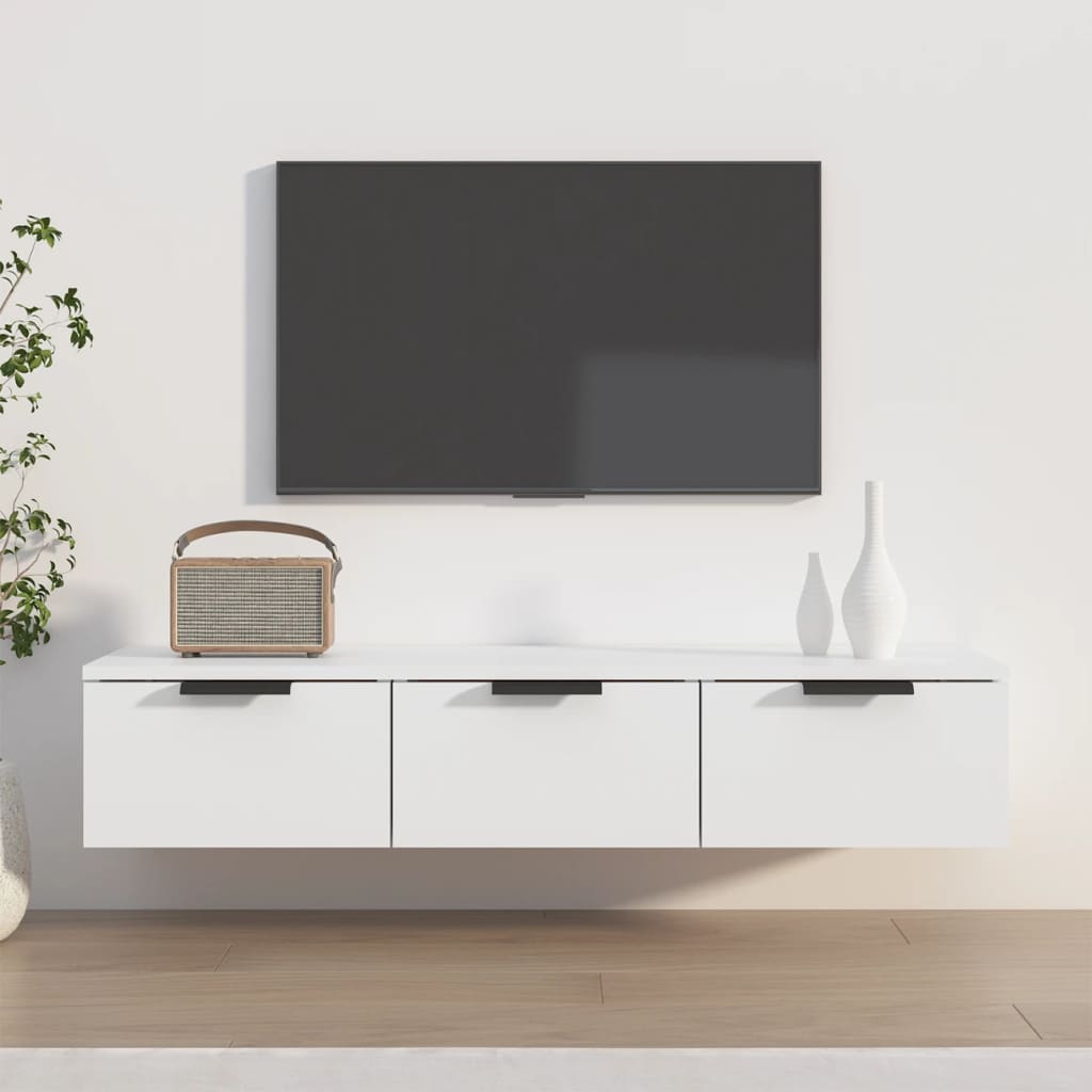 vidaXL Wall Cabinet White 102x30x20 cm Engineered Wood 1