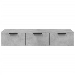 vidaXL Wall Cabinet Concrete Grey 102x30x20 cm Engineered Wood 5