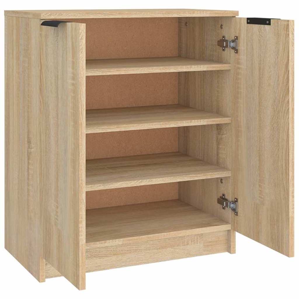 vidaXL Shoe Cabinet | Sonoma Oak | Engineered wood | Medium | Shoe Cabinet 5