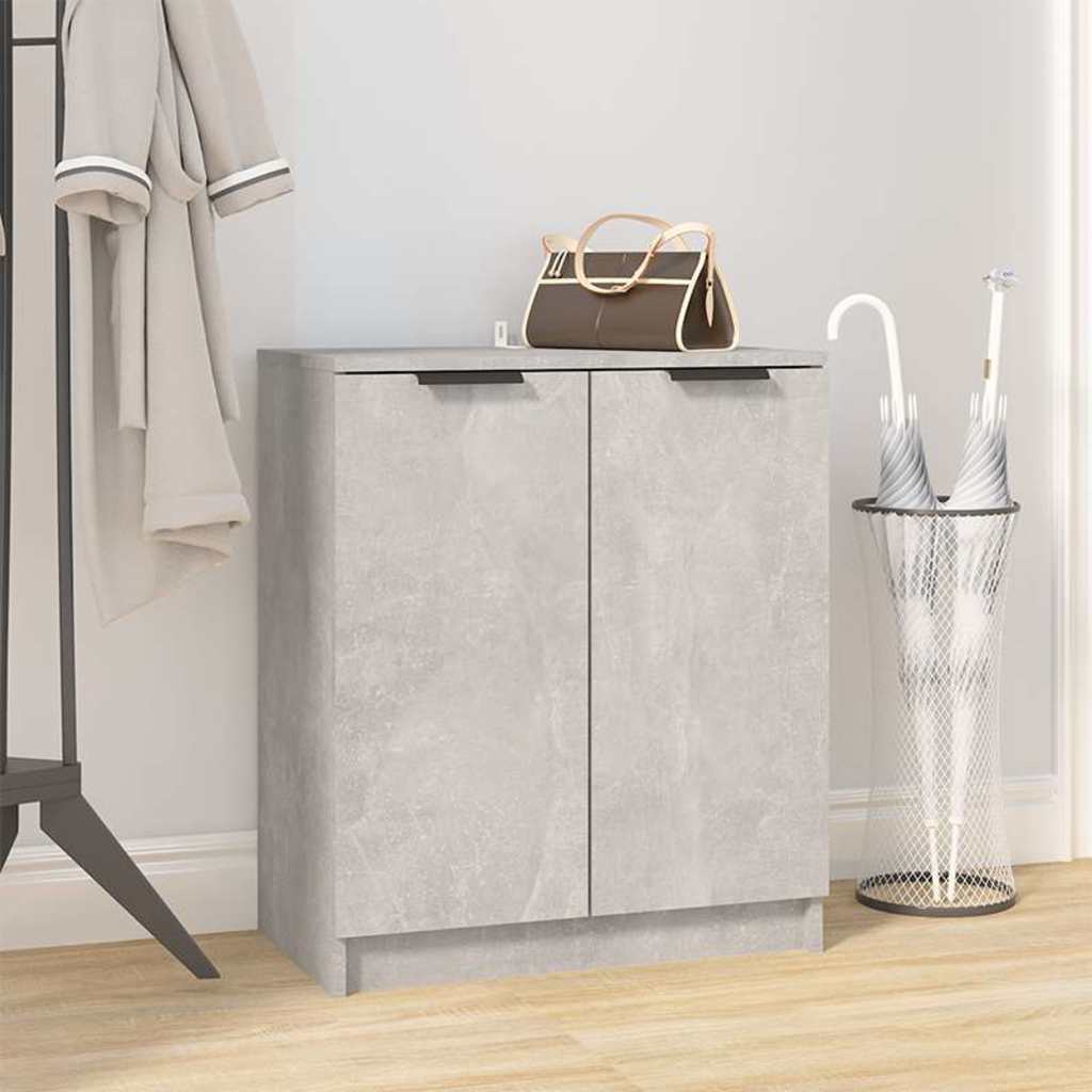 vidaXL Shoe Cabinet | Concrete Grey | Engineered Wood | Medium | Cabinet 1