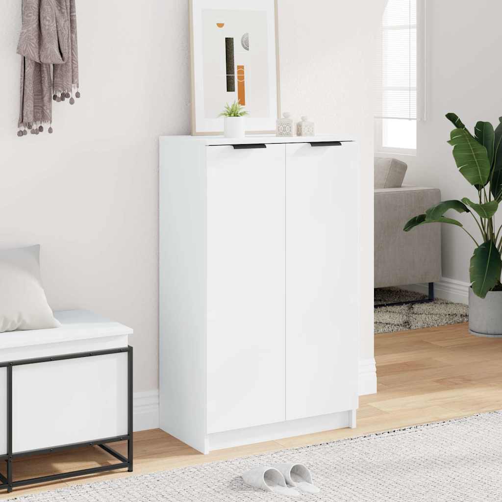 vidaXL Shoe Cabinet | White | Engineered Wood | Medium | Shoe Cabinet 3
