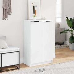 vidaXL Shoe Cabinet | White | Engineered Wood | Medium | Shoe Cabinet 3