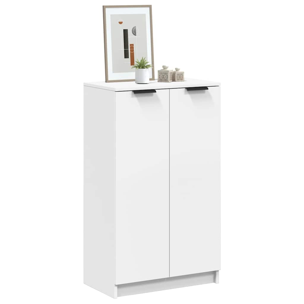 vidaXL Shoe Cabinet | White | Engineered Wood | Medium | Shoe Cabinet 1