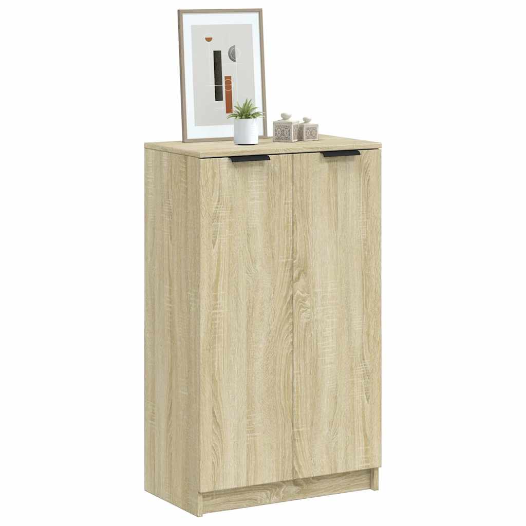 vidaXL Shoe Cabinet | Sonoma Oak | Engineered Wood | Medium | Shoe Cabinet 1