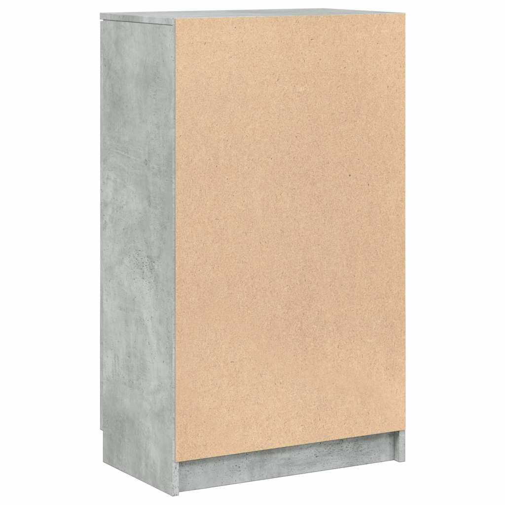 vidaXL Shoe Cabinet | Concrete grey | Engineered wood | Medium | Shoe Cabinet 6