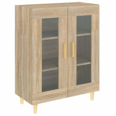 vidaXL Sideboard Sonoma Oak 69.5x34x90 cm Engineered Wood 2