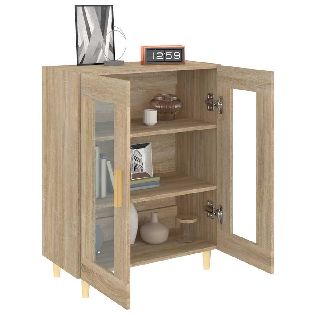 vidaXL Sideboard Sonoma Oak 69.5x34x90 cm Engineered Wood 4