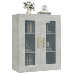vidaXL Hanging Wall Cabinet Concrete Grey 69.5x34x90 cm 6
