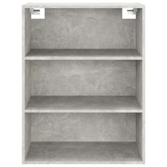 812316 vidaXL Hanging Wall Cabinet Concrete Grey 69,5x32,5x90 cm 4