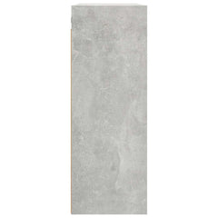 812316 vidaXL Hanging Wall Cabinet Concrete Grey 69,5x32,5x90 cm 5
