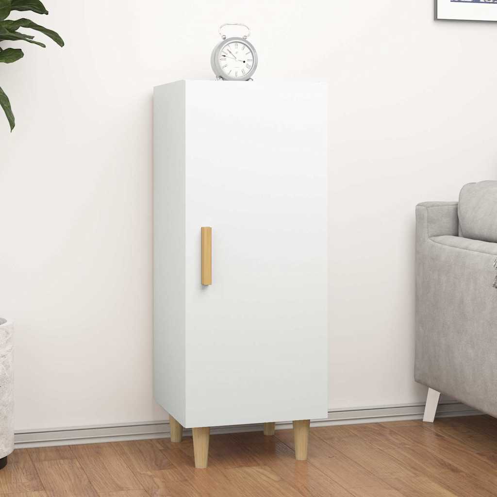 Sideboard 34,5x34x90 cm Engineered Wood White