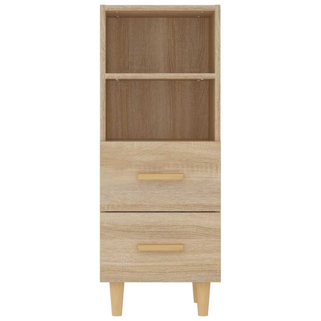 vidaXL Sideboard Sonoma Oak 34.5x34x90 cm Engineered Wood 6