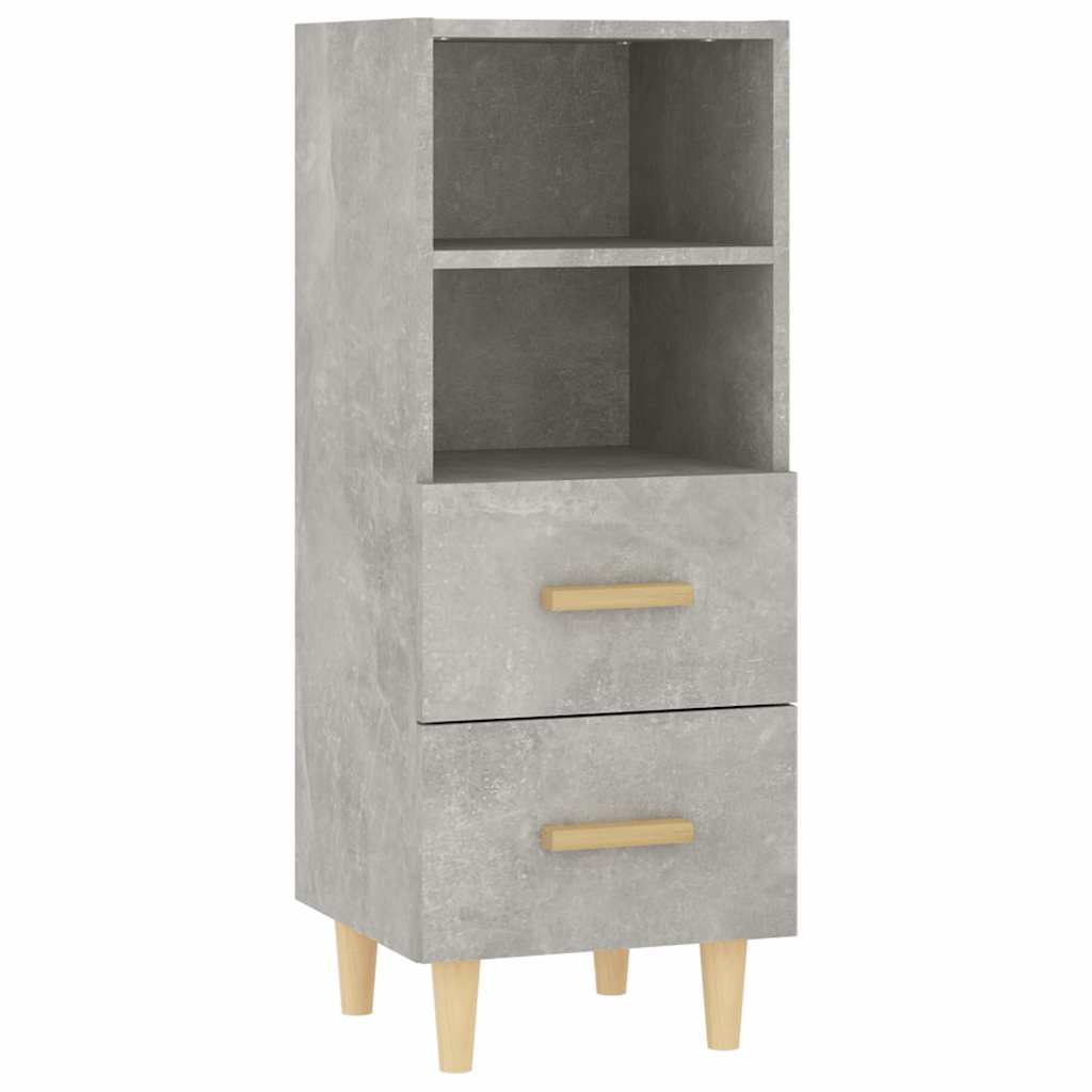 vidaXL Sideboard | Concrete grey | Engineered wood | Compact | Storage 2