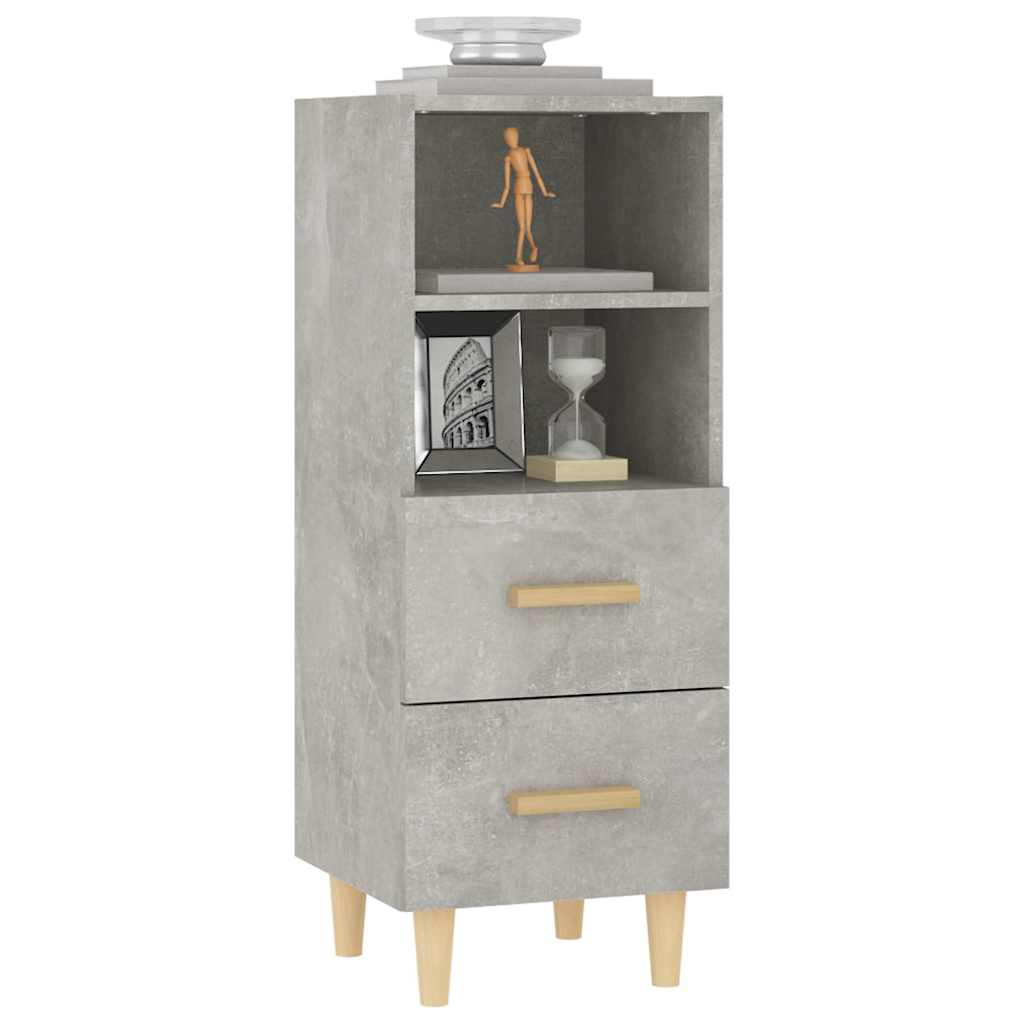 vidaXL Sideboard | Concrete grey | Engineered wood | Compact | Storage 4