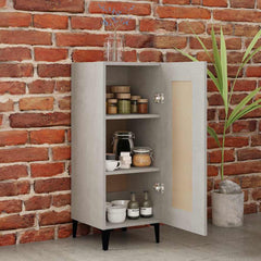 vidaXL Sideboard | Concrete Grey | Engineered Wood | Compact | Sideboard 3