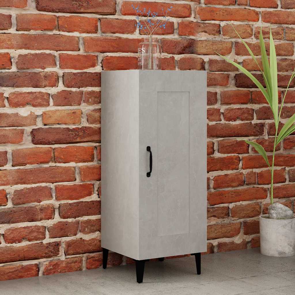 vidaXL Sideboard | Concrete Grey | Engineered Wood | Compact | Sideboard 1