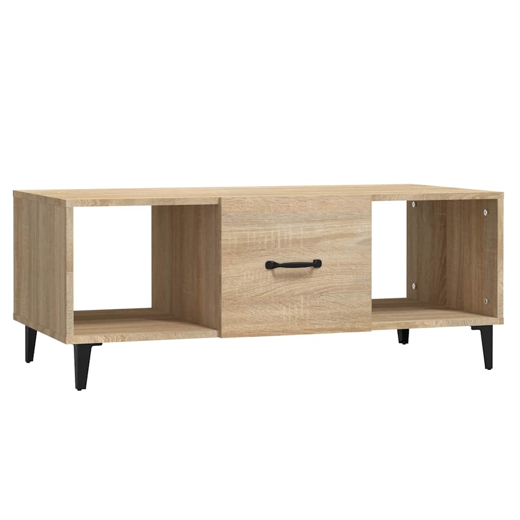 vidaXL Coffee Table | Sonoma Oak | Engineered Wood | 102x50x40 cm | Coffee Table 2