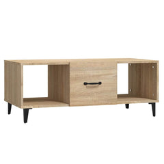 vidaXL Coffee Table | Sonoma Oak | Engineered Wood | 102x50x40 cm | Coffee Table 2