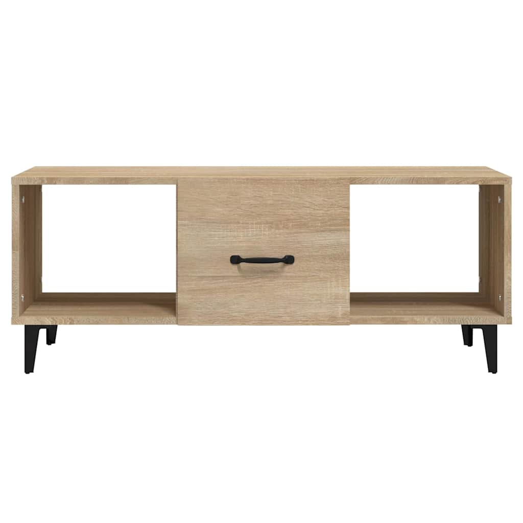 vidaXL Coffee Table | Sonoma Oak | Engineered Wood | 102x50x40 cm | Coffee Table 5