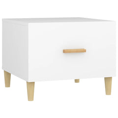 vidaXL Coffee Tables 2 pcs White 50x50x40 cm Engineered Wood 6