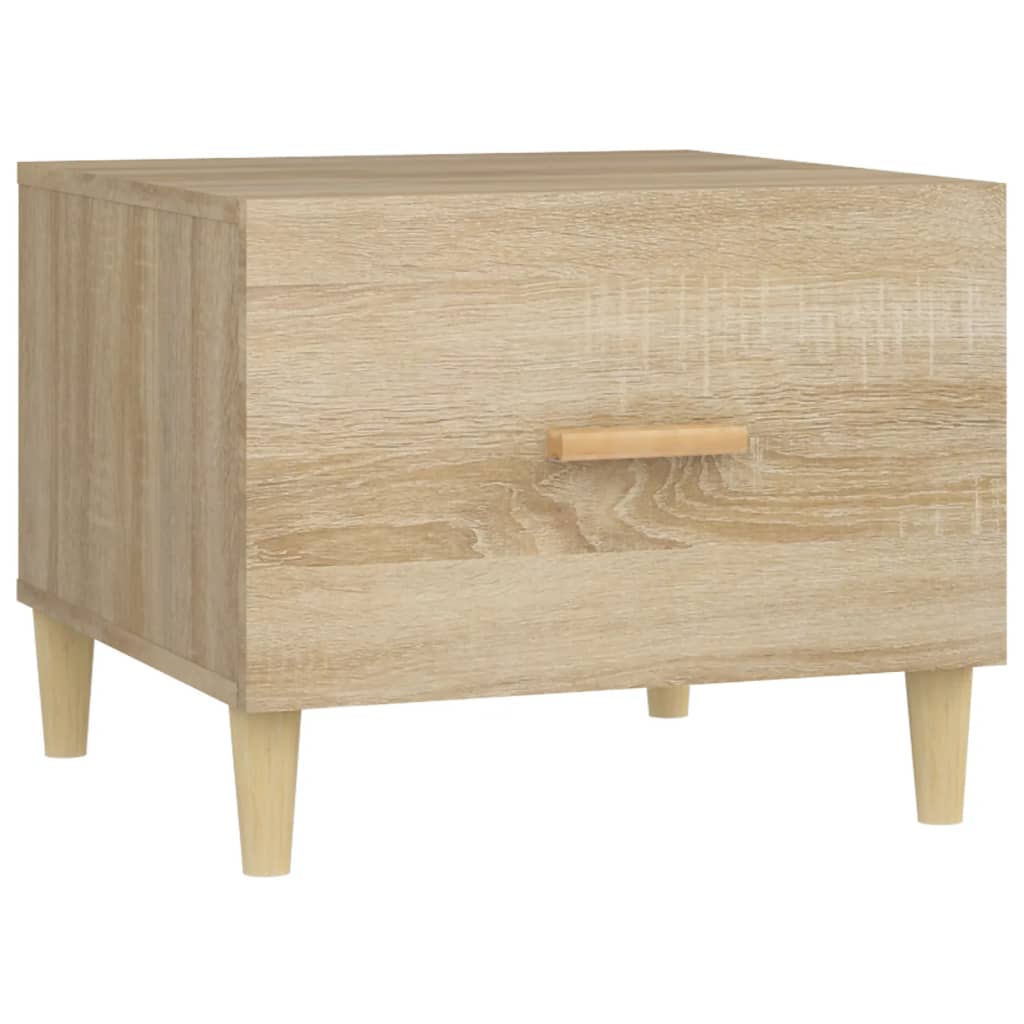 vidaXL Coffee Tables 2 pcs Sonoma Oak 50x50x40 cm Engineered Wood 6