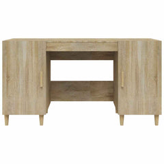 Desk 140x50x75 cm Engineered Wood Sonoma oak
